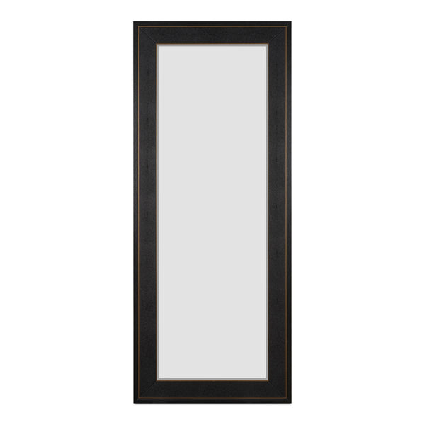 Mako Mirror Black Oak with Gold Trim