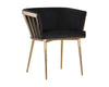 Caily Dining Armchair - Abbington Black