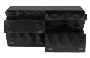 Allegra Dresser, Hand Rubbed Black