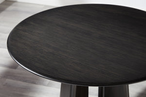 Luna 48” Round Table, Caviar