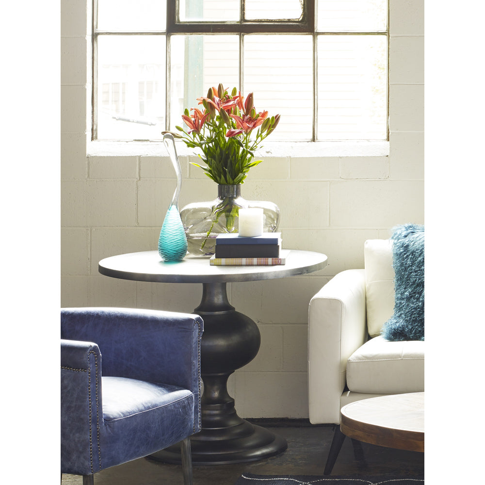 Moe's Lexie Dining Table Black with Rounded Base