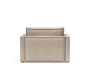 NEWILLA LOUNGER CHAIR W/SLIM ARM RESTS, 39"X61"