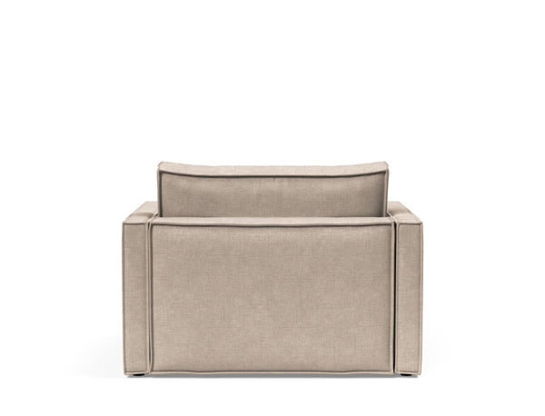 NEWILLA LOUNGER CHAIR W/SLIM ARM RESTS, 39"X61"