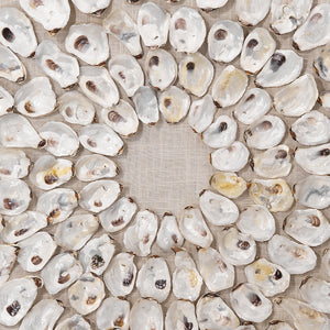 Maldives Framed Wall Art, White Abalone Shells