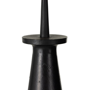 Innes Floor Lamp In Matte Black Cast