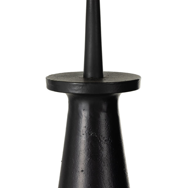 Innes Floor Lamp In Matte Black Cast