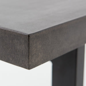 Judith Outdoor Dining Bench In Metal Base