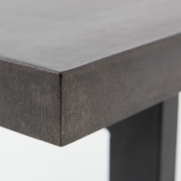Judith Outdoor Dining Bench In Metal Base