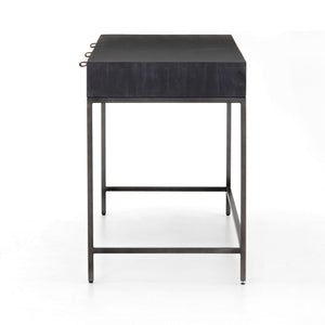 Trey Modular Writing Desk in Black Wash Poplar