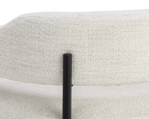 LOLA LOUNGE CHAIR - MERINO PEARL