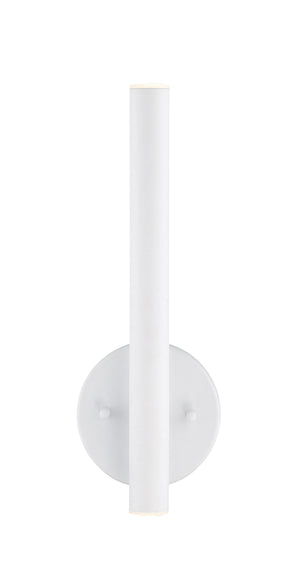 Forest 2 Light Wall Sconce in Matte White Finish