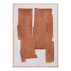 Moe's Cici 1 Framed Painting with Pine Frame