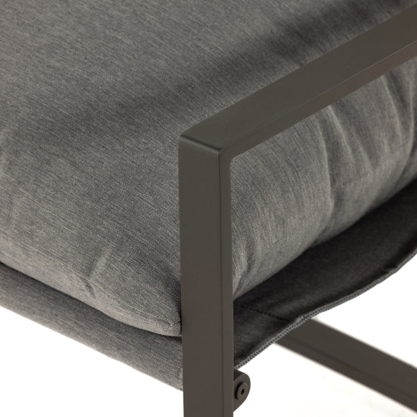 Avon Outdoor Sling Chair In Charcoal