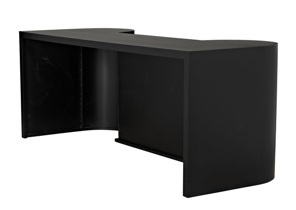 Concierge Desk, Black Steel