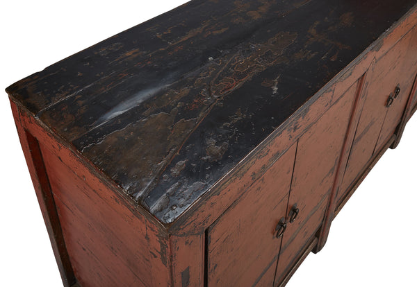 Large Antique Amber Sideboard