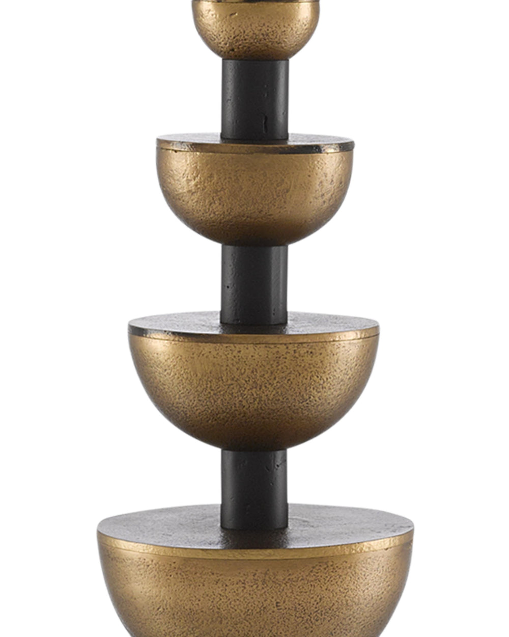 Chastain Table Lamp In Antique Brass & Black