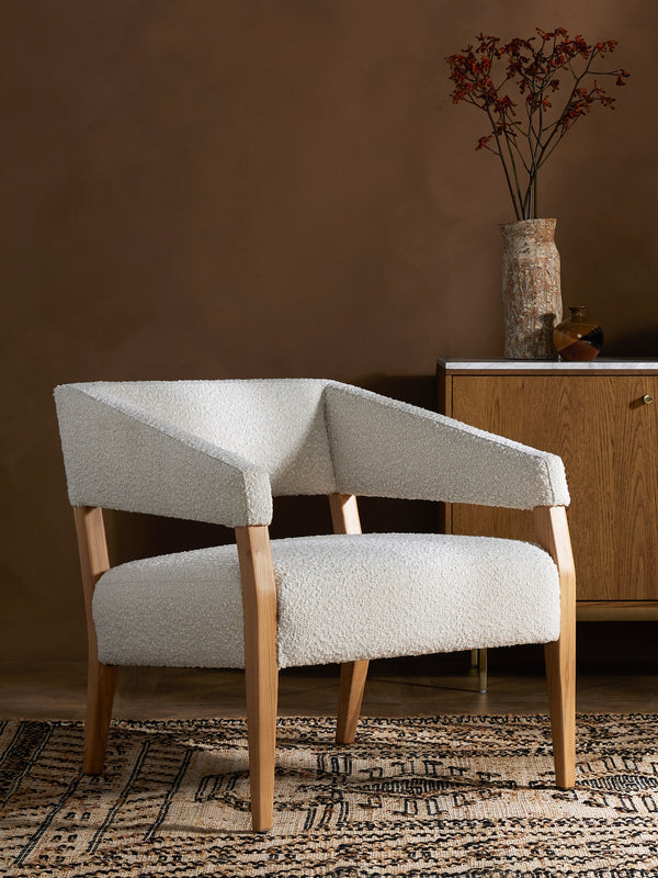 Gary Club Chair In Knoll Natural