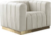 Francis Chair In Cream Velvet