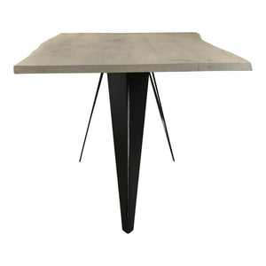 Moe's Bird Dining Table with Solid Oak Live Edge