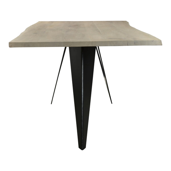 Moe's Bird Dining Table with Solid Oak Live Edge