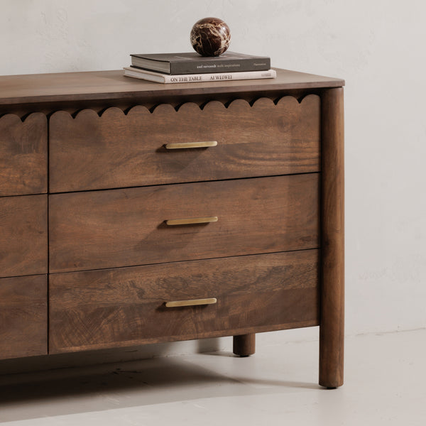 Moe's Wiley Dresser in Vintage Brown