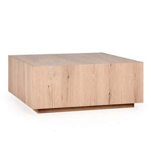 Layne Solid Wood Coffee Table with Casters