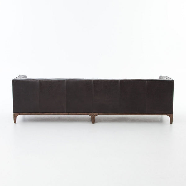 DYLAN LEATHER SOFA-RIDER BLACK