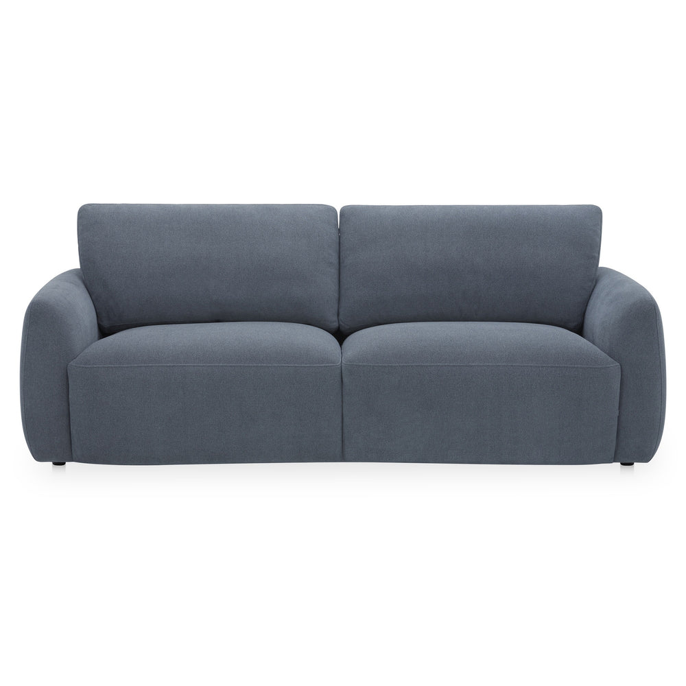Moe's Callie Sofa 91" in Slate Blue with High Back