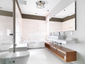 Sonna 2 Light Flush Mount in Chrome Finish