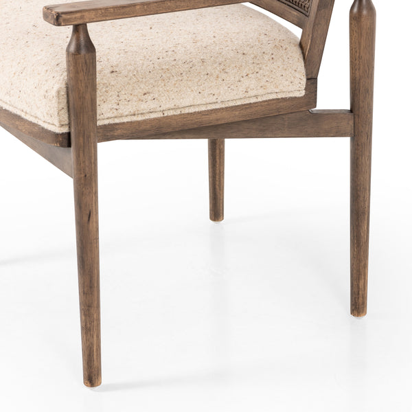 Xavier Dining Armchair In Hasselt Taupe