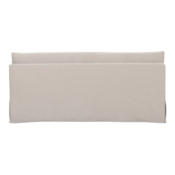 Moe's Fable Slipcover Dining Bench Beige