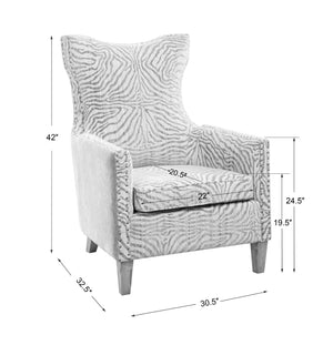 Kiango Animal Pattern Armchair