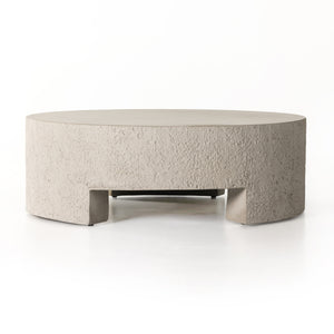 Kember Outdoor Coffee Table In Blanc White