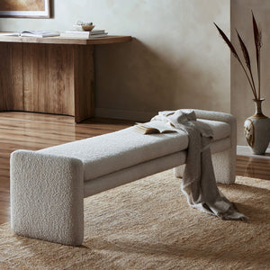 Serena Accent Bench in Durham Cream