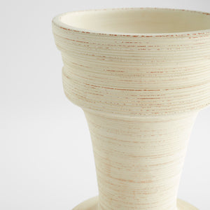 Taras Vase | White-Medium