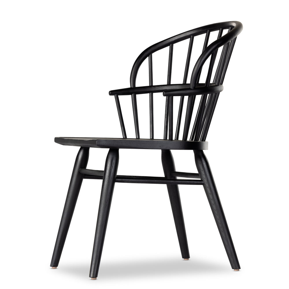 Connor Dining Chair In Black Ash