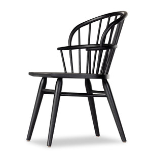 Connor Dining Chair In Black Ash
