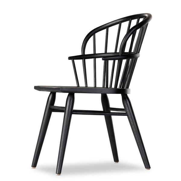 Connor Dining Chair In Black Ash