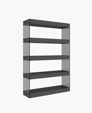 Reese Curio Unit in Grey High Gloss