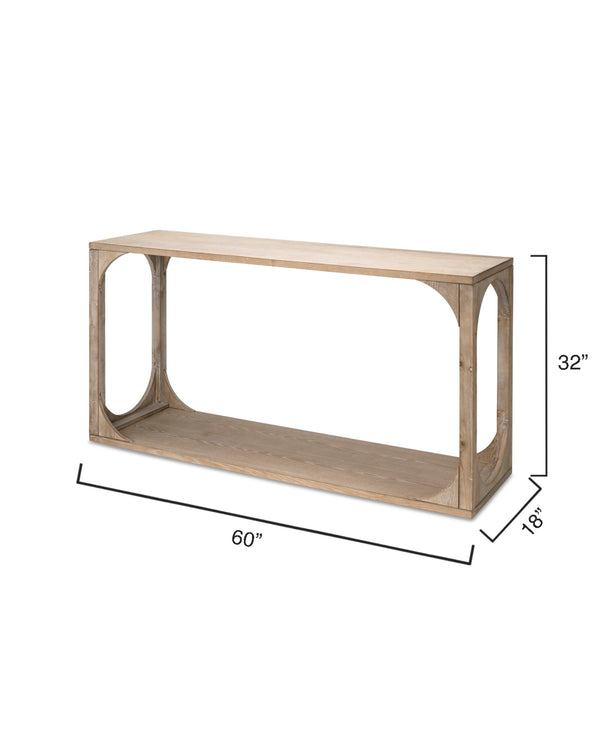 Everett Wood Console Table