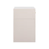 Suzie Cream & Rattan Nightstand