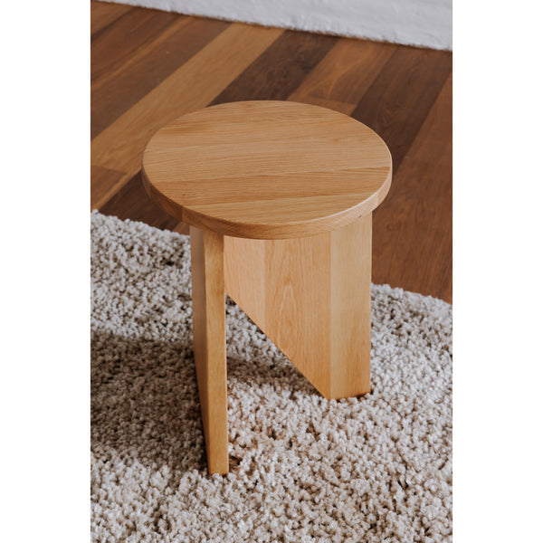 Moe's Grace Accent Table in Natural Oak