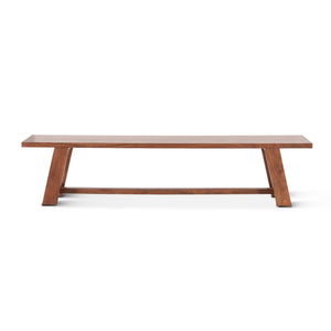 Savannah 80" Bench, Cinnamon Brown