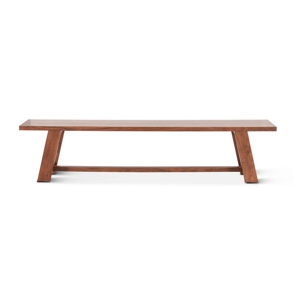 Savannah 80" Bench, Cinnamon Brown