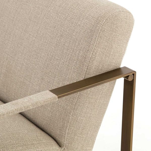 Jules Chair-Stonewash print ecru