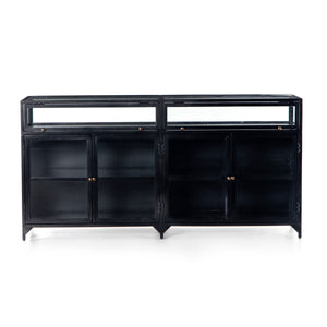 Shadow Box Sideboard In Black