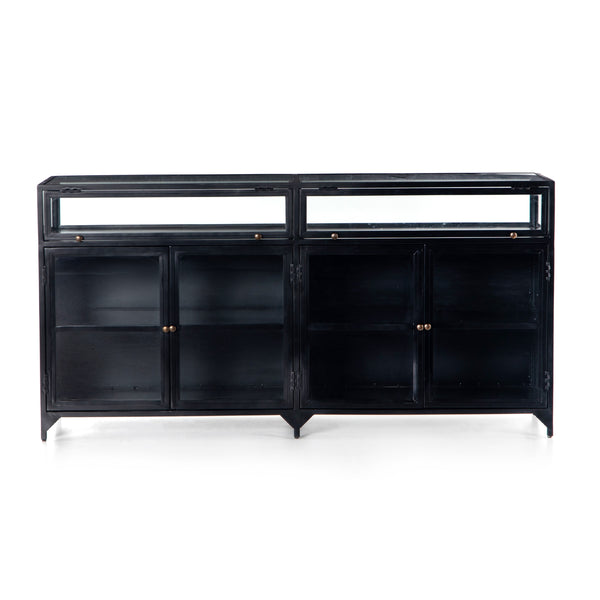 Shadow Box Sideboard In Black