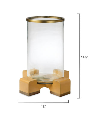 Vector Leather and Glass Hurricane, Cashew