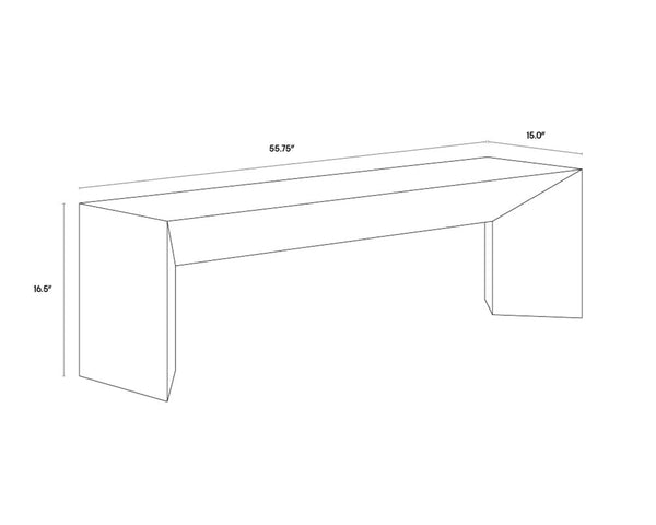 NOMAD BENCH - WHITE