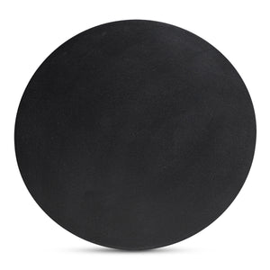 Hourglass Outdoor Stool in Black Concrete